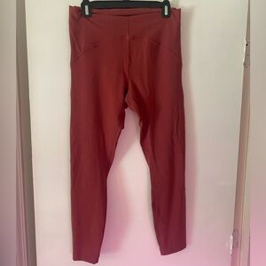 Lululemon burgundy leggings